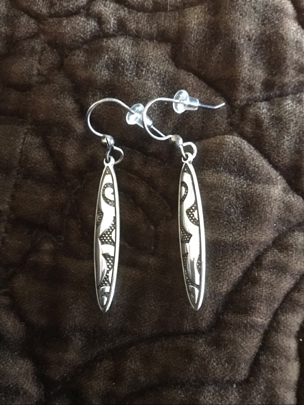 *Brighton*  Silver tone Long Dangle Earrings - Silver